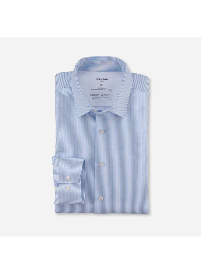 Olymp 24/seven dynamic flex jersey modern fit streep