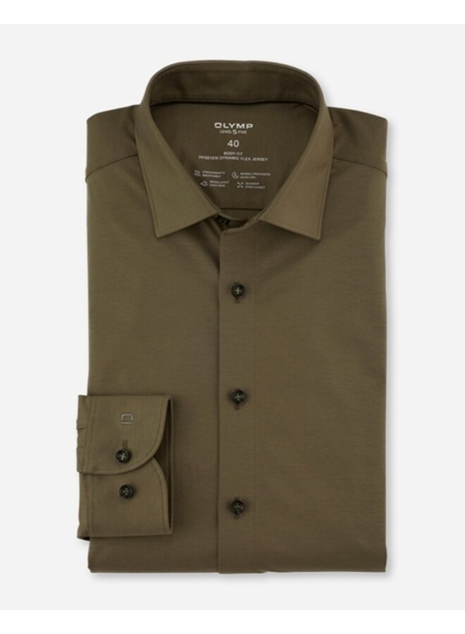 Olymp Level 5 dynamic flex jersey shirt groen
