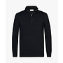 Profuomo half zip luxury basic pullover navy