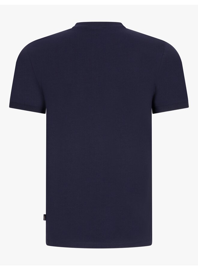 Cavallaro Davegio t-shirt korte mouw navy