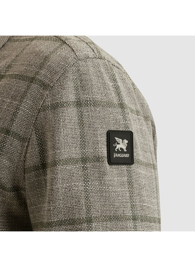 Vanguard overshirt ruit groen