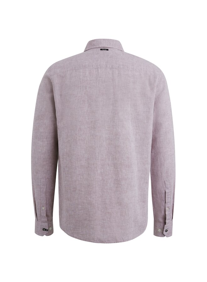 Vanguard lange mouw shirt linnen lila