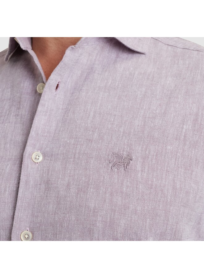 Vanguard lange mouw shirt linnen lila