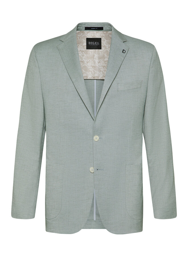 Digel soft linnen colbert stretch licht groen
