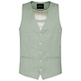 Digel soft linnen stretch gilet licht groen