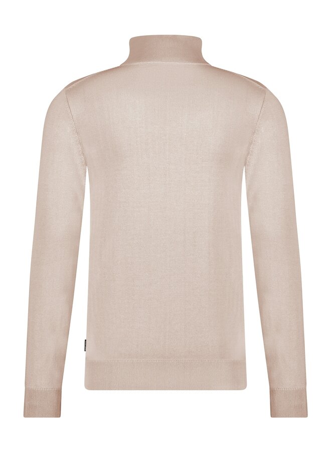 Saint Steve pullover half zip cas oud roze