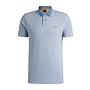 Boss orange polo Peoxford korte mouw blue
