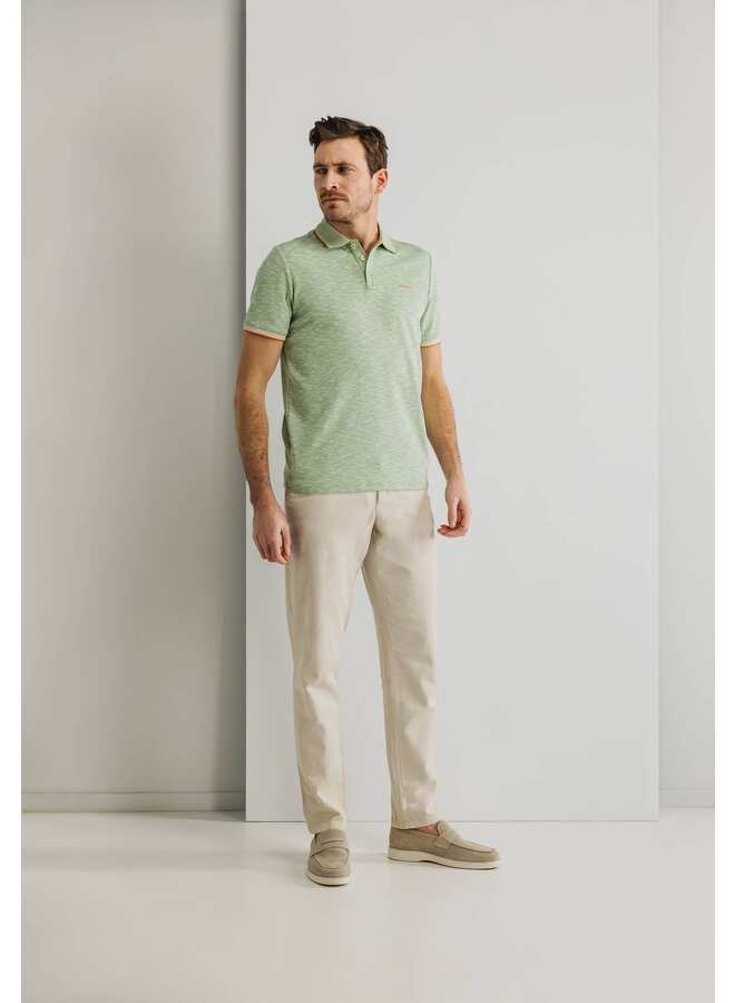 State of Art polo korte mouw groen melee