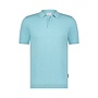 State of Art polo korte mouw gebreid aqua