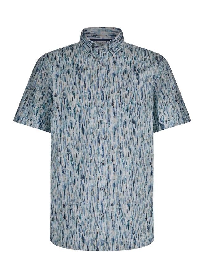 State of Art overhemd korte mouw fancy print