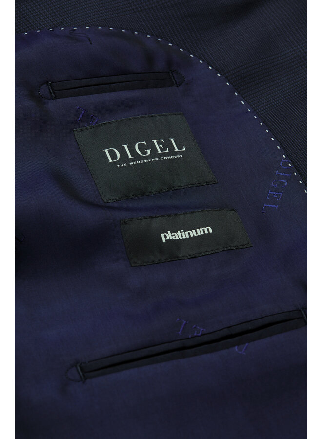 Digel colbert Platinum ruit navy
