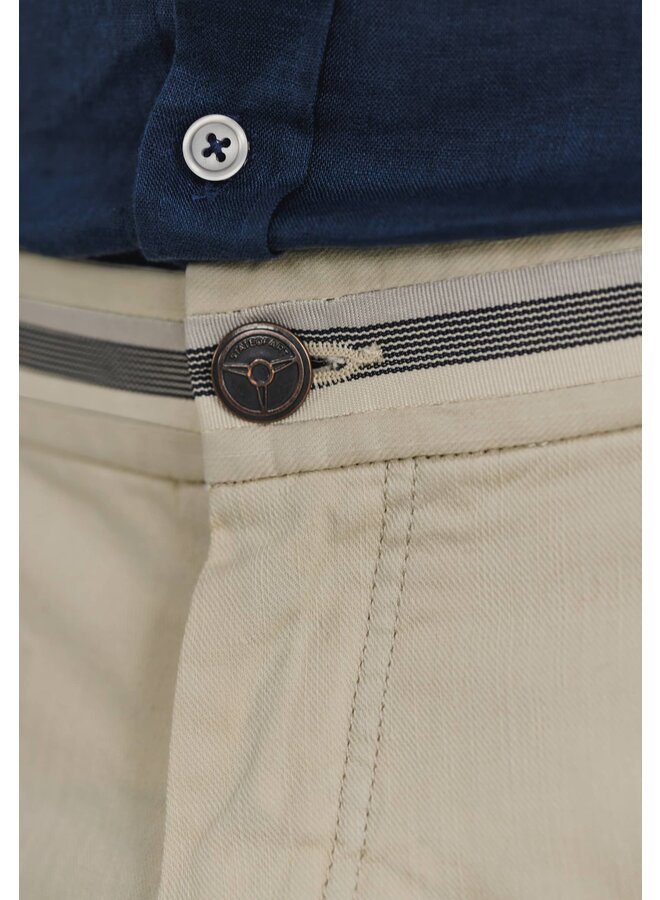 State of Art short uni linnen katoen beige