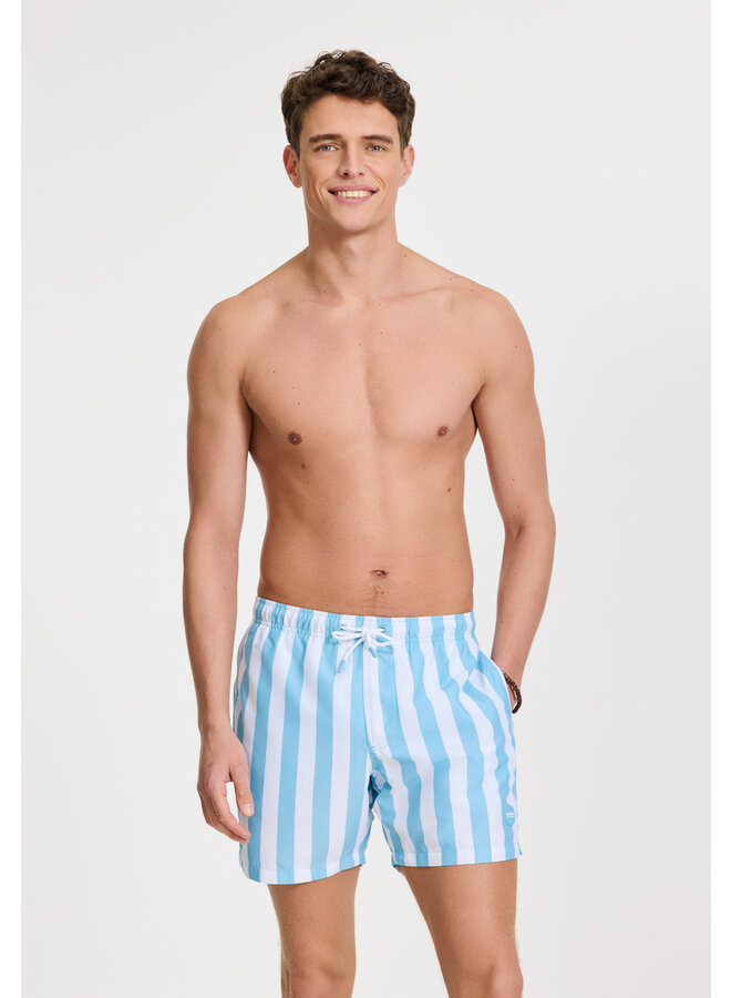 Shiwi zwemshort Mike lichtblauw streep