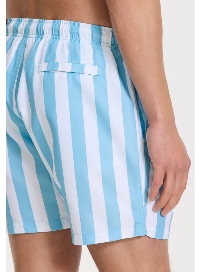 Shiwi zwemshort Mike lichtblauw streep