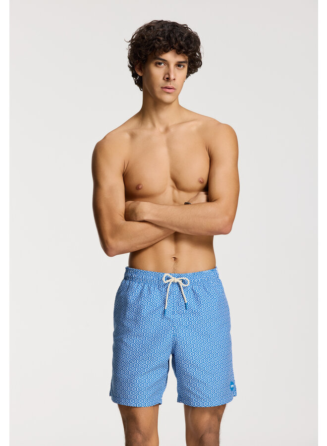 Shiwi zwembroek Mike fancy print blauw