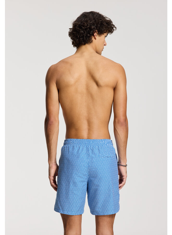 Shiwi zwembroek Mike fancy print blauw