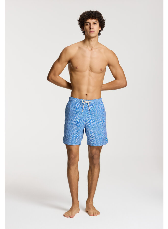 Shiwi zwembroek Mike fancy print blauw