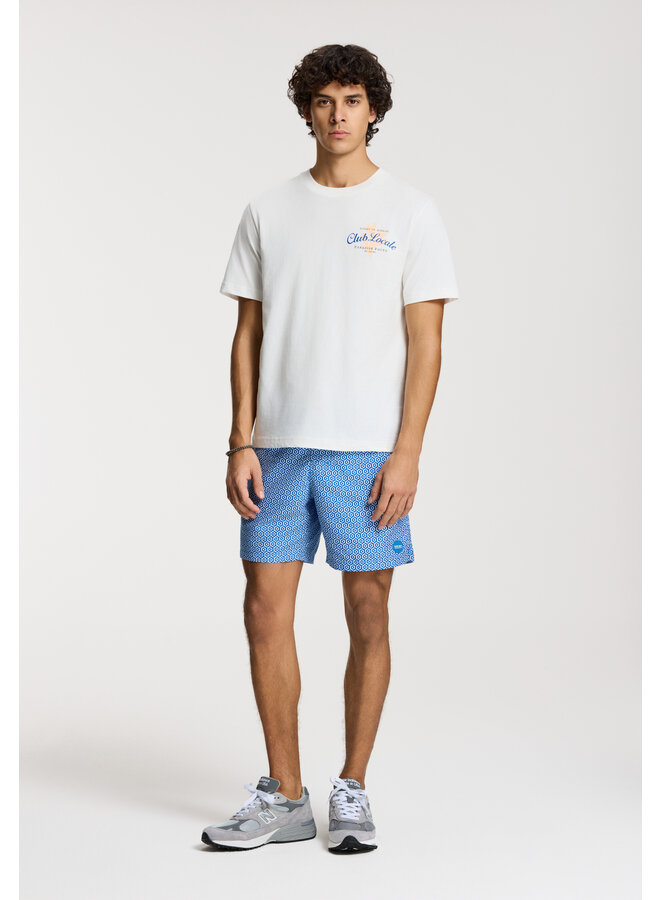 Shiwi zwembroek Mike fancy print blauw