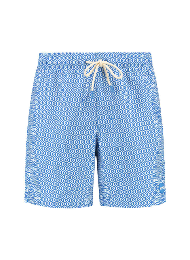 Shiwi zwemshort Mike fancy print blauw