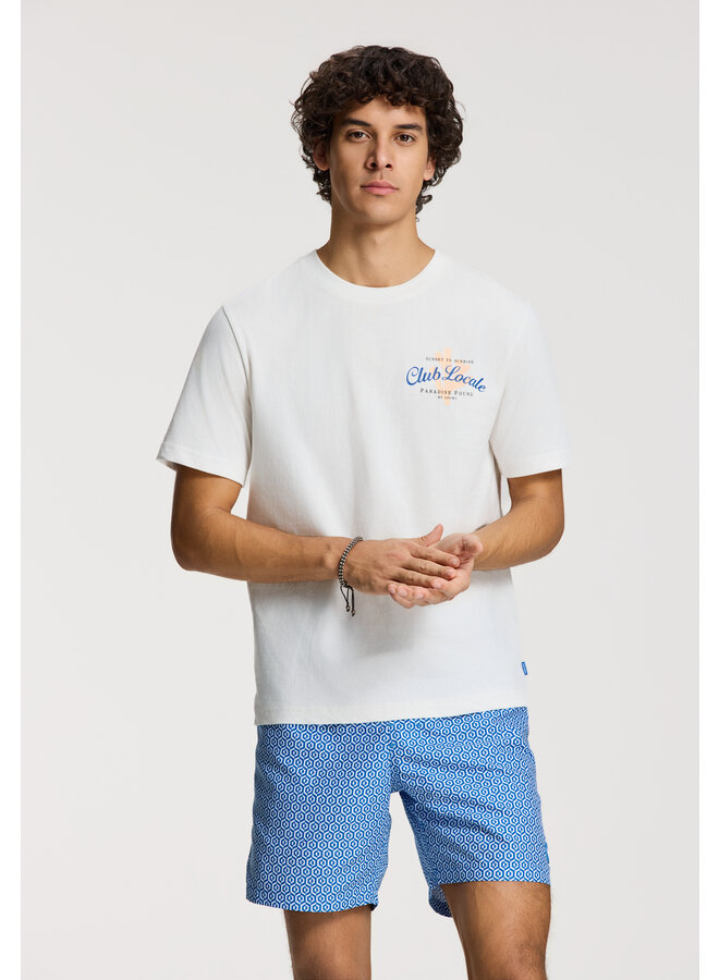 Shiwi zwembroek Mike fancy print blauw