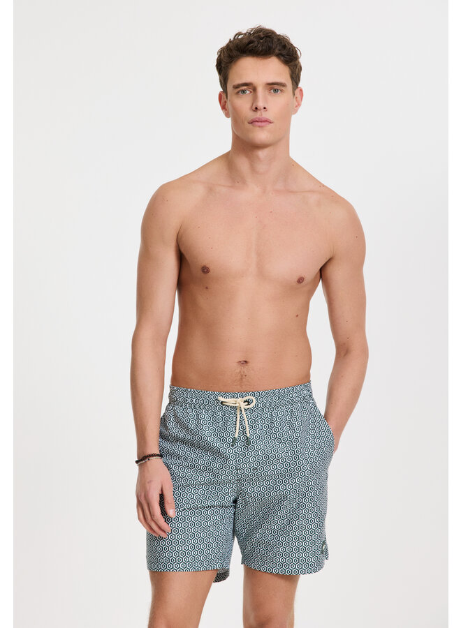 Shiwi zwembroek Mike fancy print groen