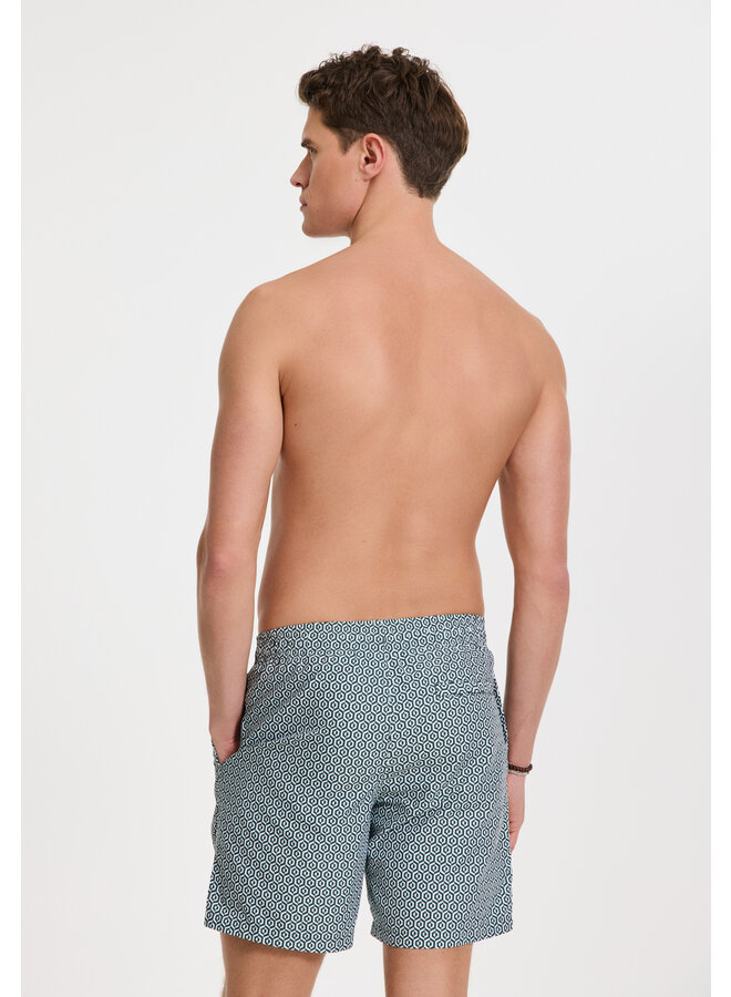 Shiwi zwembroek Mike fancy print groen