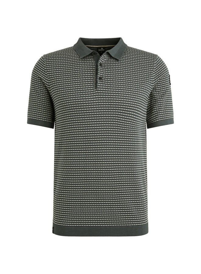 Vanguard polo korte mouw gebreid groen
