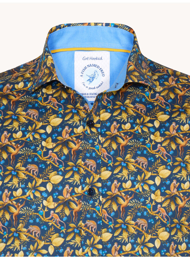 A Fish named Fred Monkey shirt korte mouw