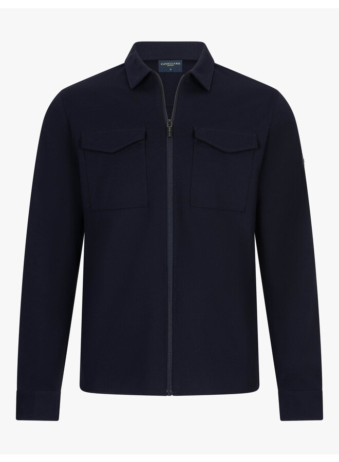 Cavallaro overshirt Zerino dark navy