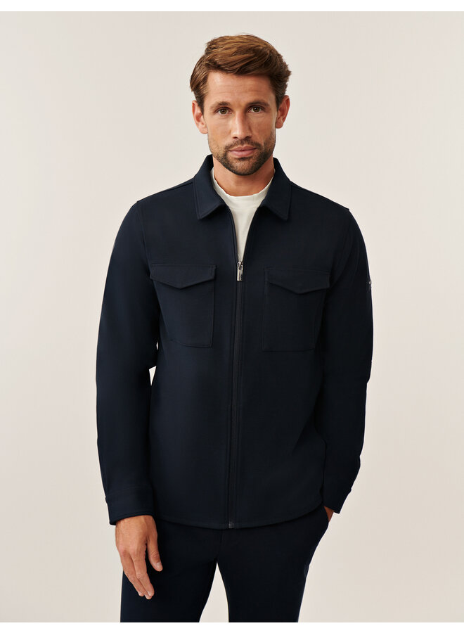 Cavallaro overshirt Zerino dark navy