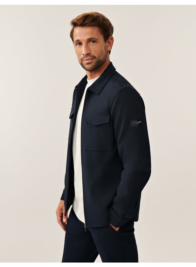 Cavallaro overshirt Zerino dark navy