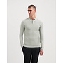 Saint Steve Berend polo lange mouw Sage green