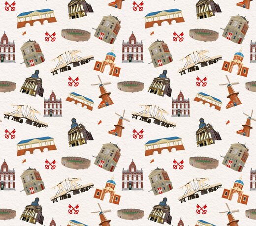 Hotspot Leiden shirt by A Fish named Fred x Bas de Wit mode