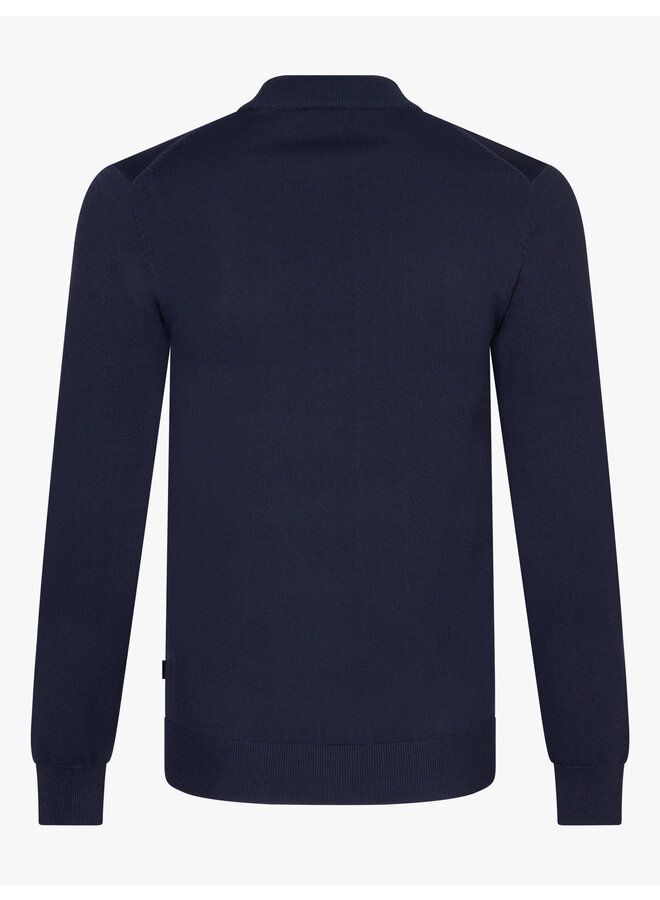 Cavallaro pullover met turtle kraag dark blue
