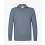 Profuomo halfzip pullover wol jeans blauw