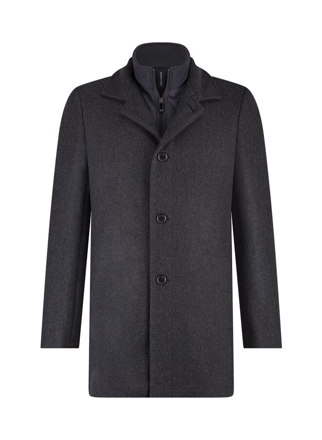 State of Art winterjas coat antraciet