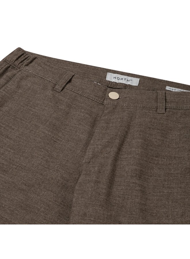 North 84 chino wollook brown lengte 34