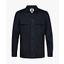 Profuomo wollen overshirt navy