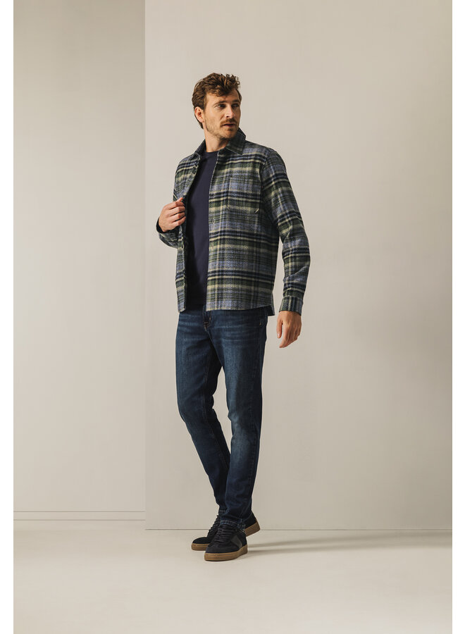 State of art overshirt ruit groen