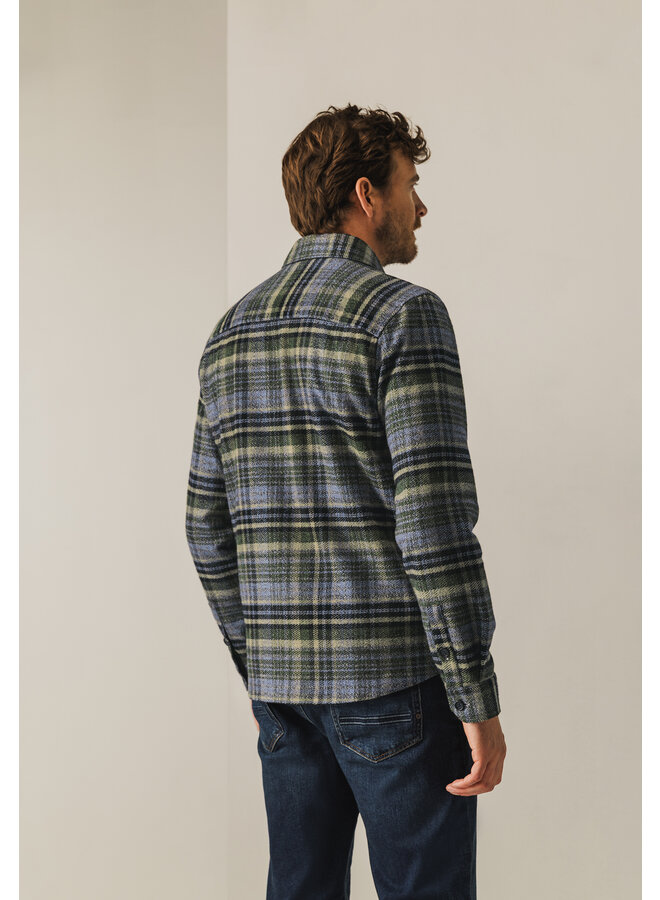 State of art overshirt ruit groen