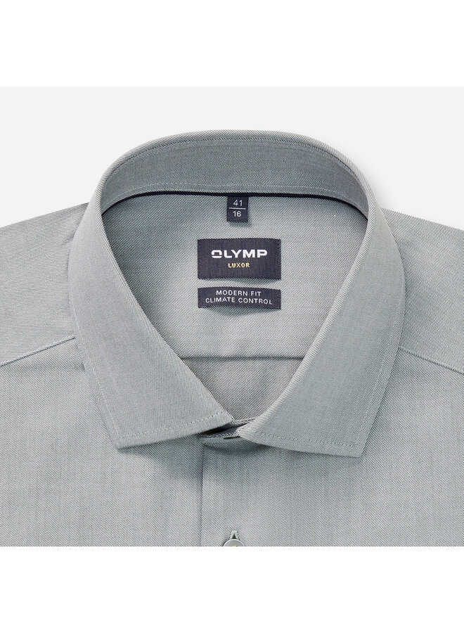 Olymp Modern fit shirt climate control groen