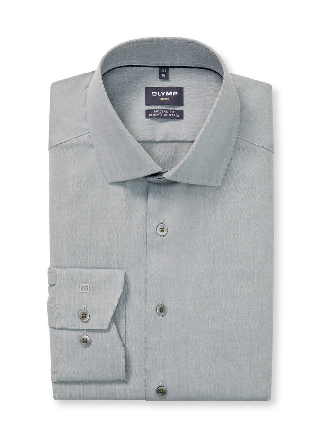 Olymp Modern fit shirt climate control groen