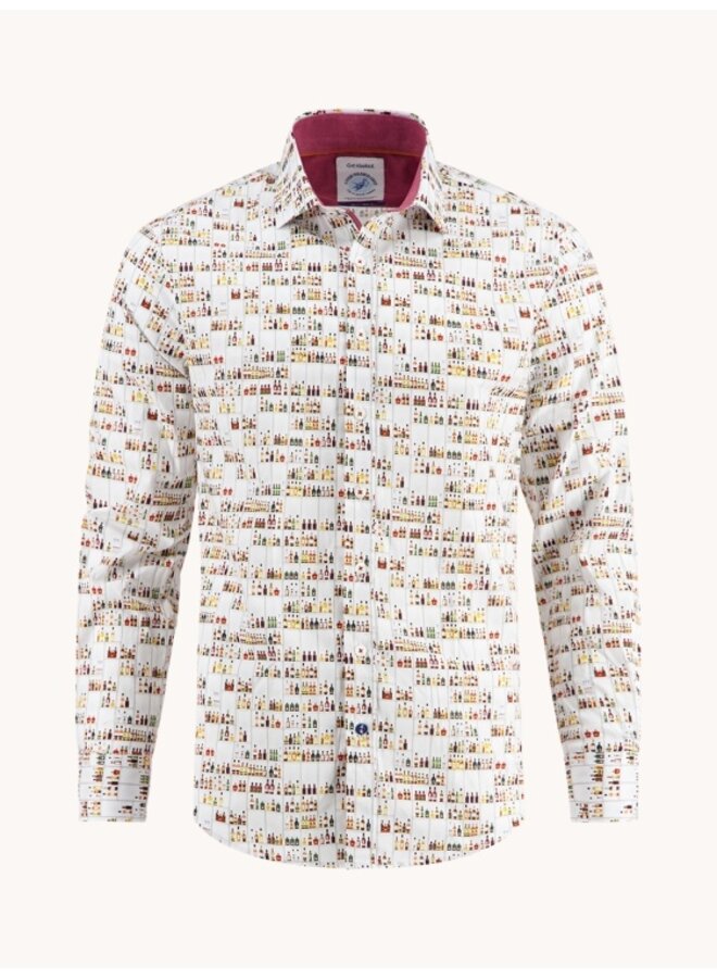 A Fish named Fred overhemd Liquid store wit