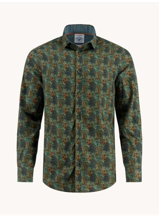 A Fish named Fred shirt Forest green