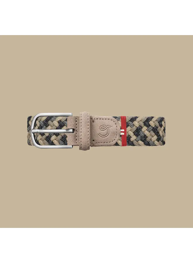 Boucle riem gevlochten wool effect Perthshire