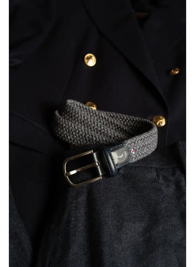 Boucle riem gevlochten wool effect Loch Ness