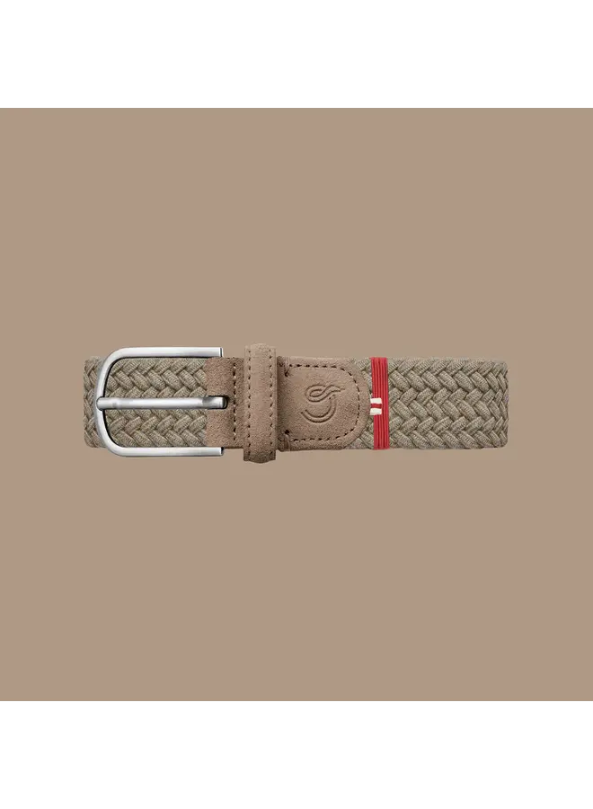 La Boucle wool effect gevlochten riem Aberdeen