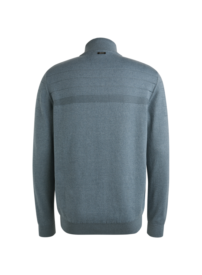 Vanguard sweater half zip jeans blauw