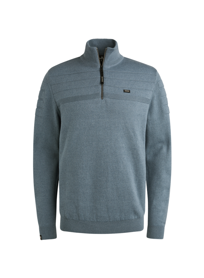 Vanguard half zip sweater jeans blauw