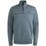 Vanguard sweater half zip jeans blauw
